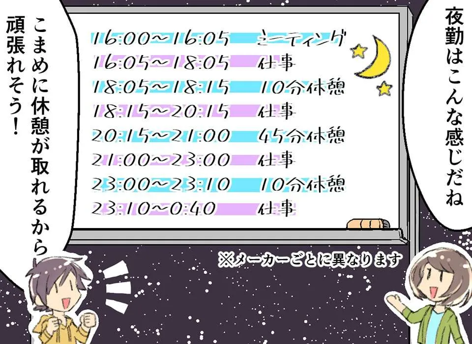 期間工の一日のスケジュールを見てみよう(2)