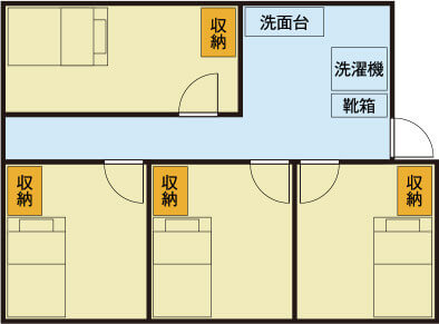 洋室 間取り例